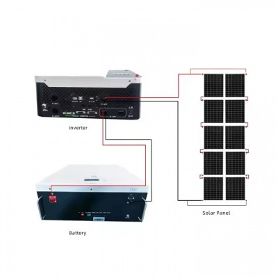 New 6-10kw off-grid system solar Photovoltaic Full Set System lithium Battery Off Grid 5KW Lithium H