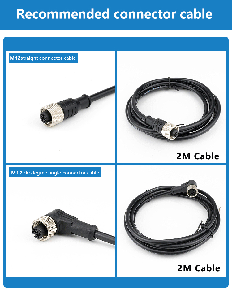 Industrial Waterproof M30 Inductive Proximity Sensor with M12 Co<i></i>nnector and PNP Output for Equipment Switches