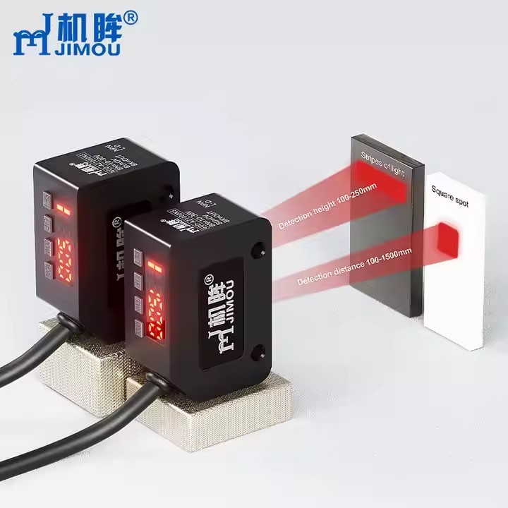 High Quality Industrial Automation Optical Photoelectric Sensor Switch Standard Type with Beam & Bac / 3