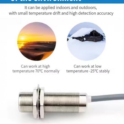 M18 Industrial AC 2-Wire Inductive Proximity Sensor with PNP Output for Industrial Use NPN Metal Pro