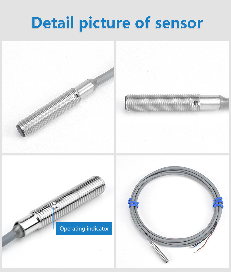 Ultra-Compact M6 IP67 Inductive Proximity Sensor Precision Detection Product