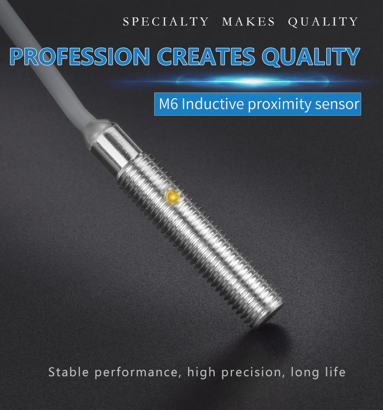 Ultra-Compact M6 IP67 Inductive Proximity Sensor Precision Detection Product