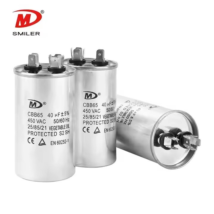 Made in China Superior CBB65 air Conditioner Capacitor 450V 50uf Capacitor / 1