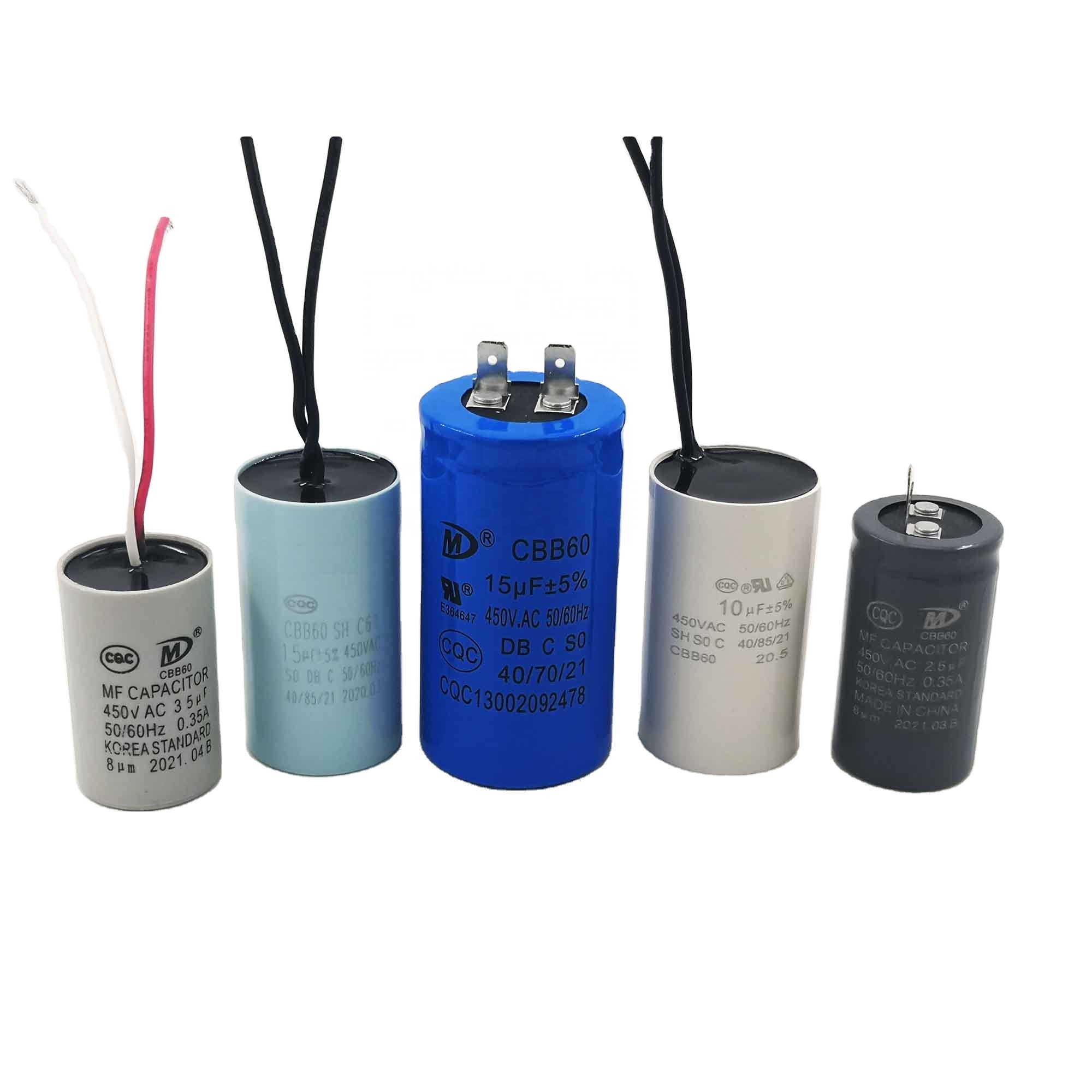 cqc certified Factory Wholesale Capacitor Cbb60 450vac 50 60hz 25 70 21